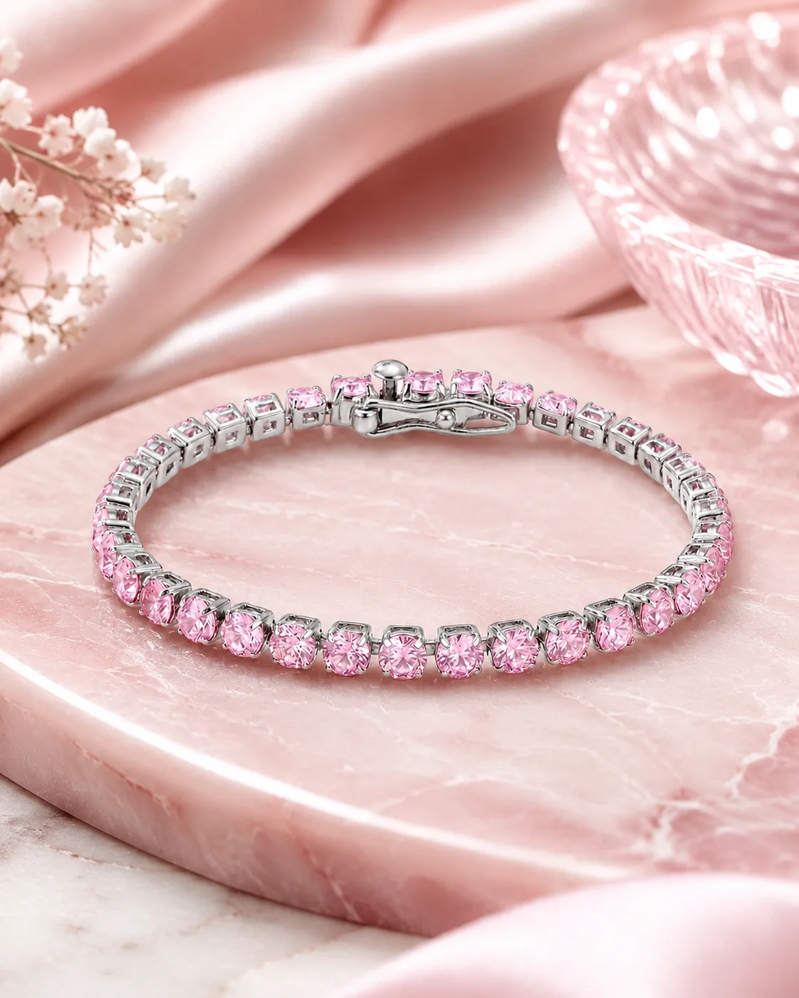The Heritage Rose Tennis Bracelet