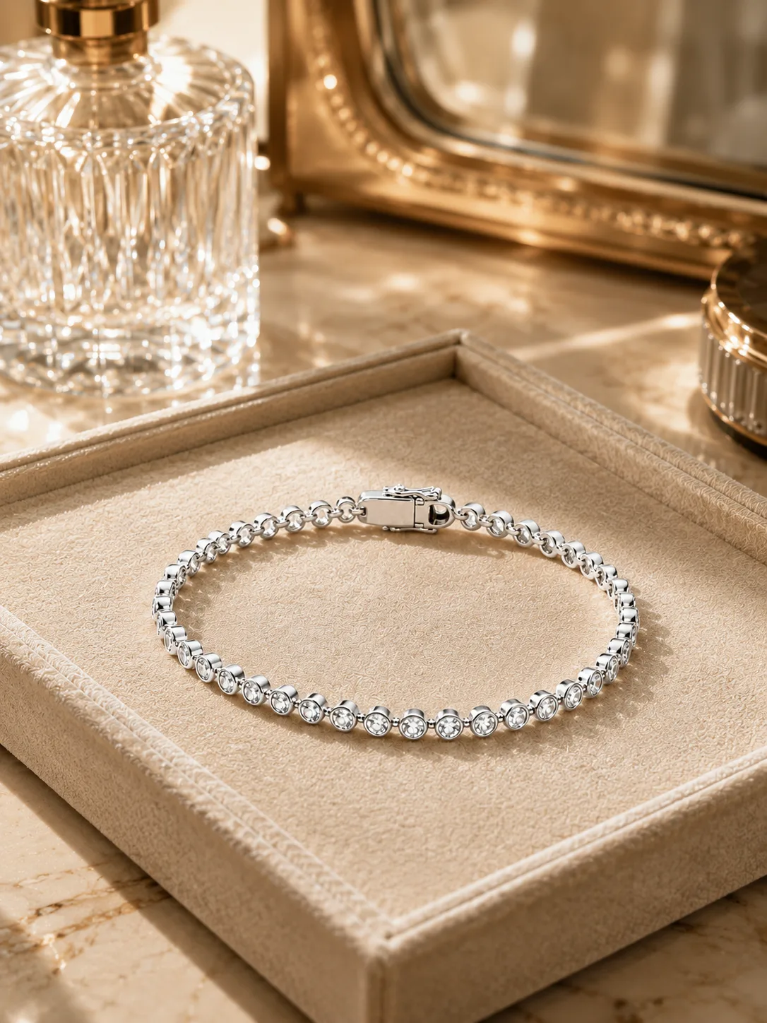 The Radiant Flow Tennis Bracelet