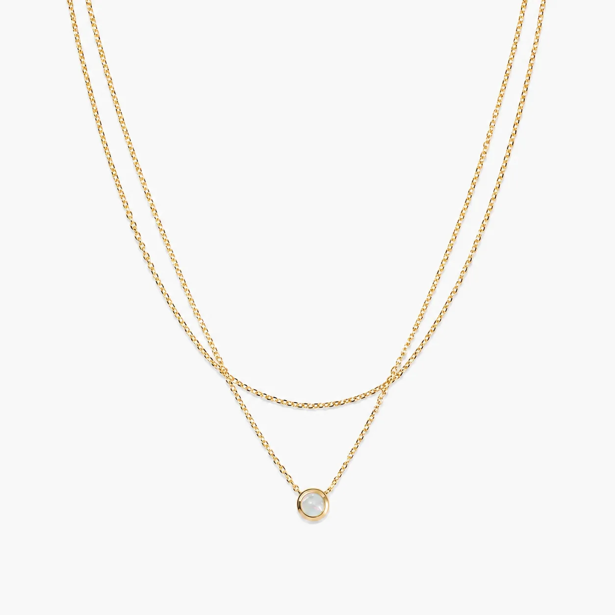 Layered Opal Necklace