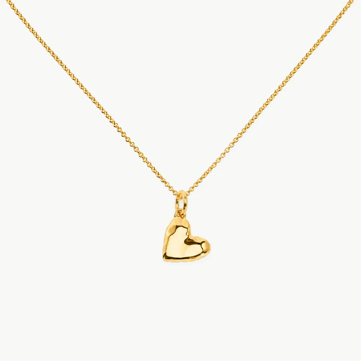 The Eternal Puffy Heart Necklace