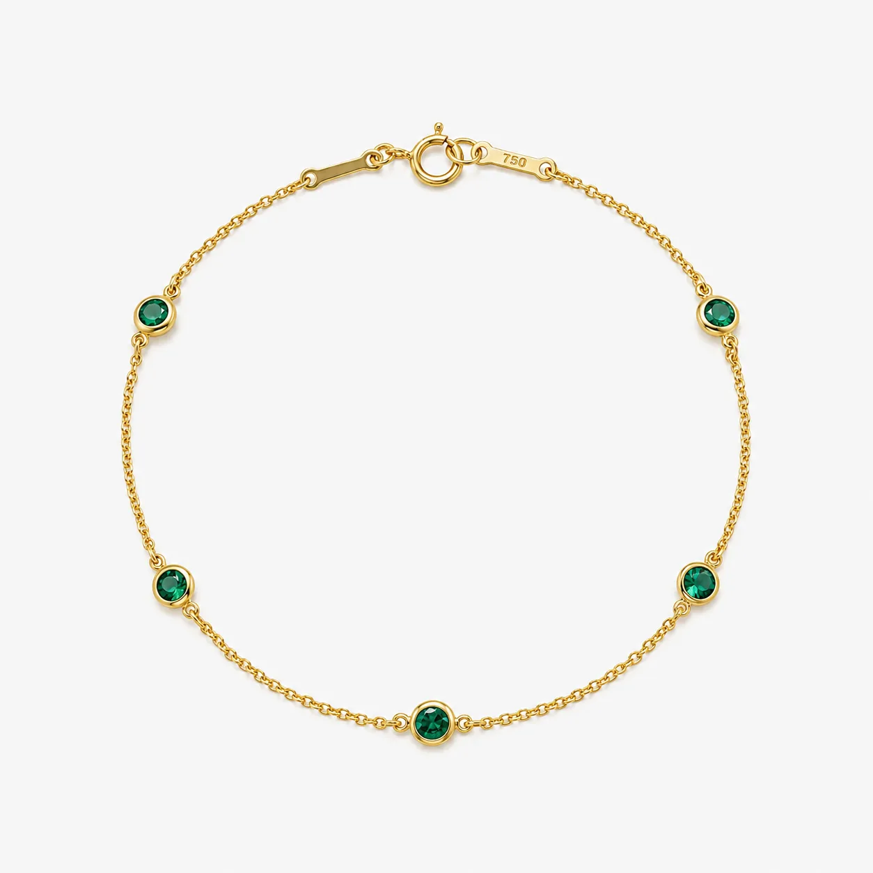 The Emerald Tide Station Bracelet