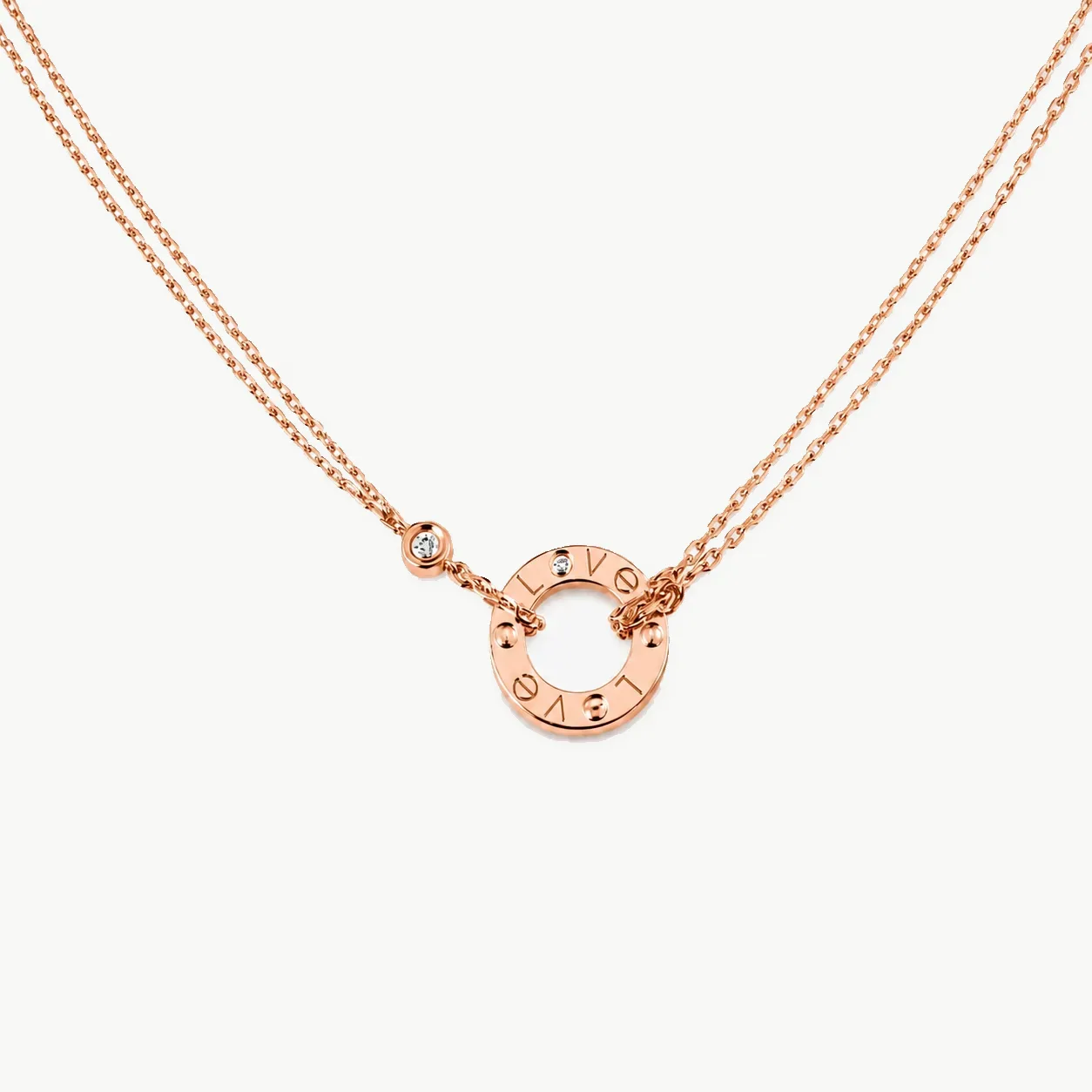 Devotion Screw-Motif Necklace